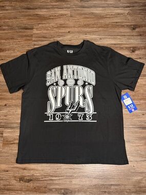 San Antonio Spurs Black Graphic Tee Ultra Game Mens Size 2XL
